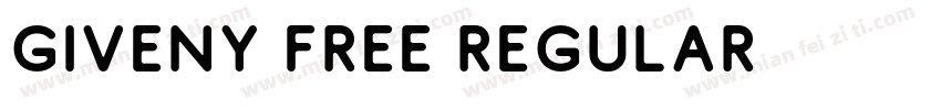 Giveny Free Regular字体转换